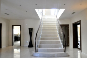 Marble floor and stairs